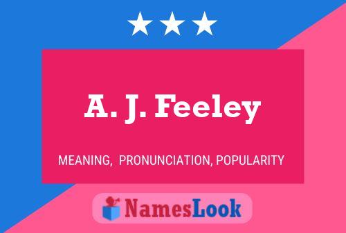 Póster del nombre A. J. Feeley