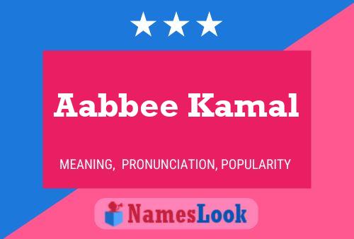 Póster del nombre Aabbee Kamal