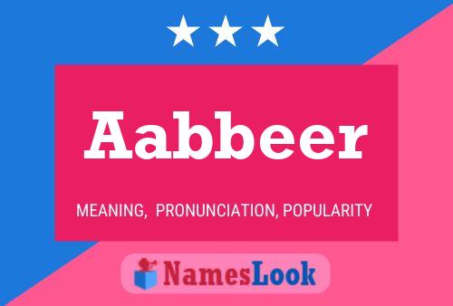 Póster del nombre Aabbeer