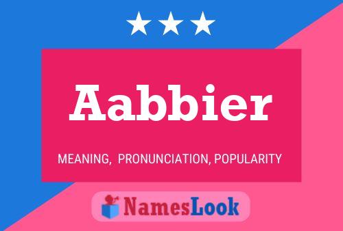 Póster del nombre Aabbier