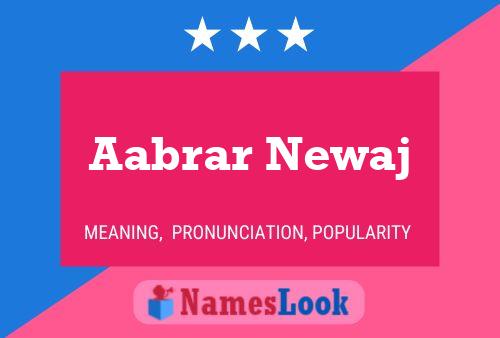 Póster del nombre Aabrar Newaj