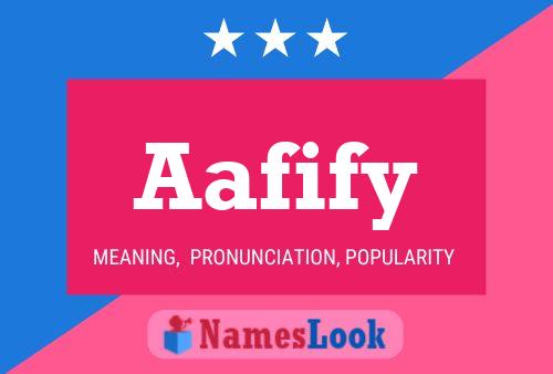 Póster del nombre Aafify