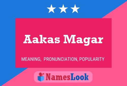 Póster del nombre Aakas Magar