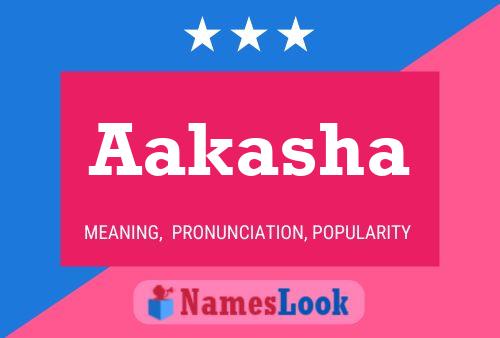 Póster del nombre Aakasha