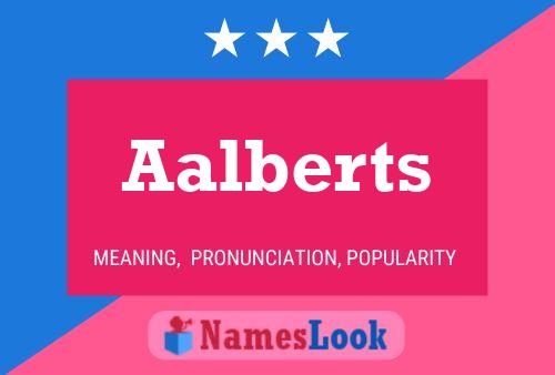 Póster del nombre Aalberts