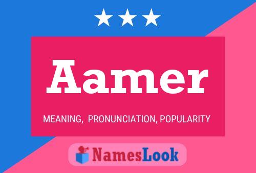 Póster del nombre Aamer