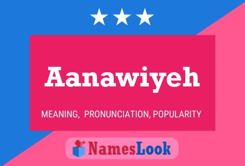 Póster del nombre Aanawiyeh