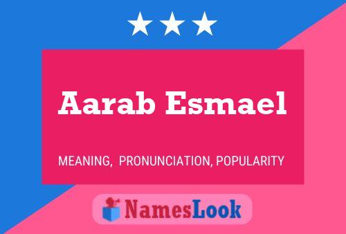 Póster del nombre Aarab Esmael