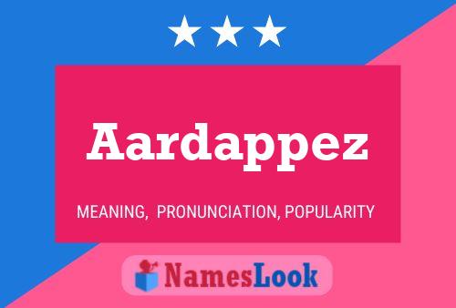 Póster del nombre Aardappez