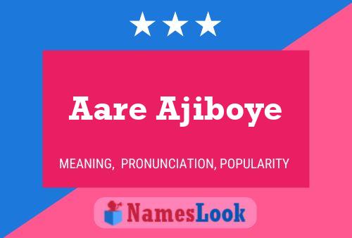 Póster del nombre Aare Ajiboye