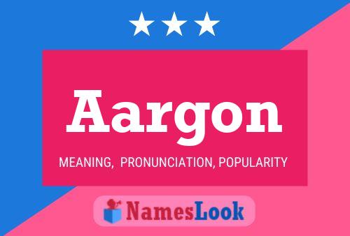 Póster del nombre Aargon