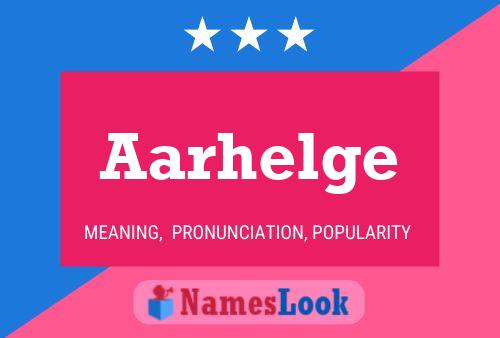 Póster del nombre Aarhelge