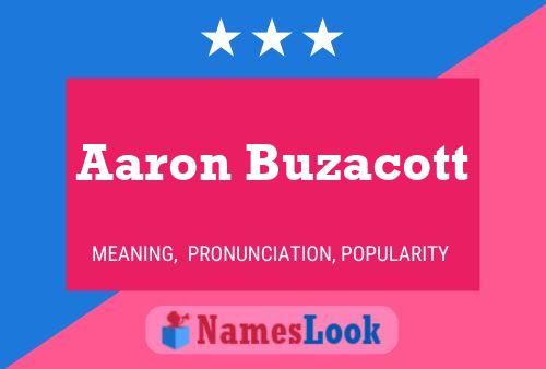 Póster del nombre Aaron Buzacott