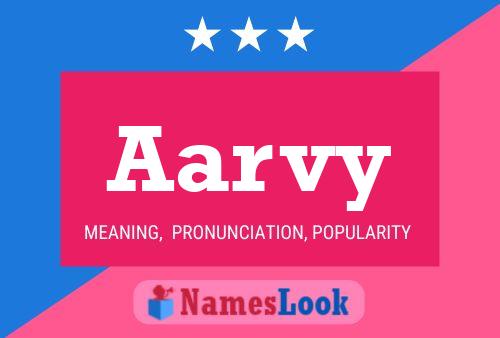 Póster del nombre Aarvy