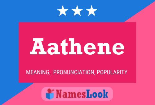 Póster del nombre Aathene