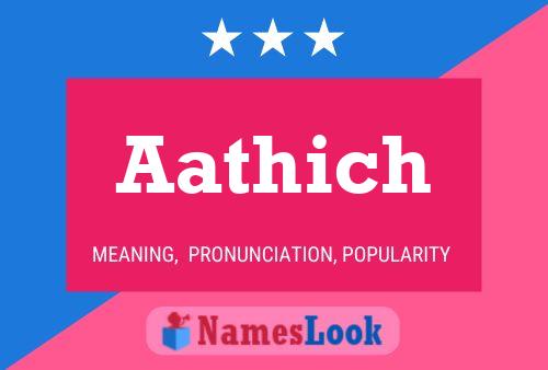 Póster del nombre Aathich