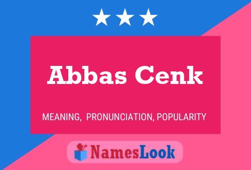 Póster del nombre Abbas Cenk