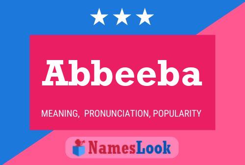 Póster del nombre Abbeeba