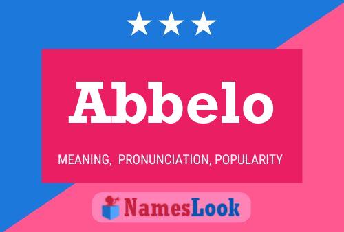 Póster del nombre Abbelo