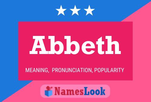 Póster del nombre Abbeth