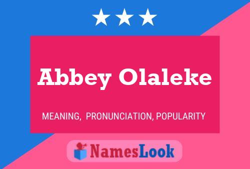 Póster del nombre Abbey Olaleke