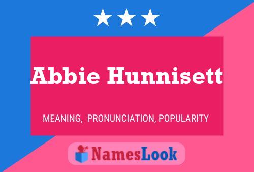 Póster del nombre Abbie Hunnisett