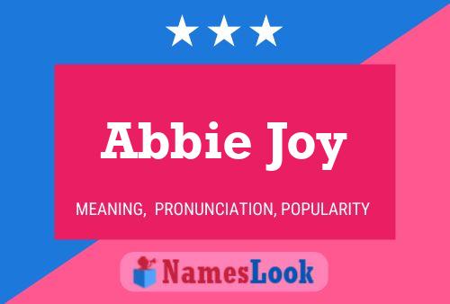 Póster del nombre Abbie Joy