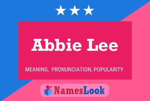 Póster del nombre Abbie Lee