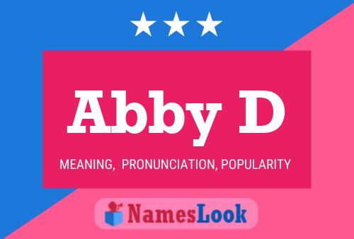 Póster del nombre Abby D