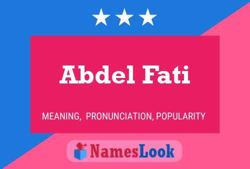 Póster del nombre Abdel Fati