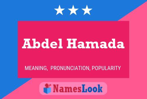 Póster del nombre Abdel Hamada