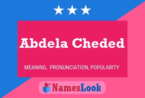 Póster del nombre Abdela Cheded