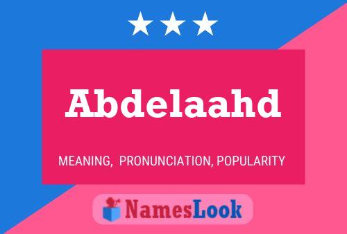 Póster del nombre Abdelaahd