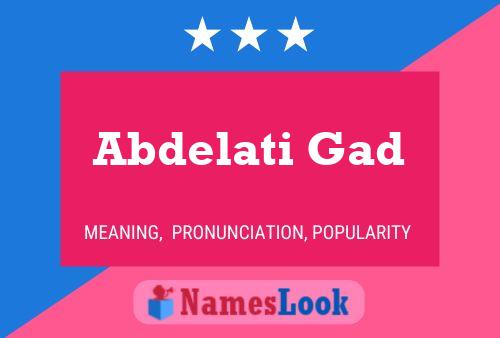 Póster del nombre Abdelati Gad