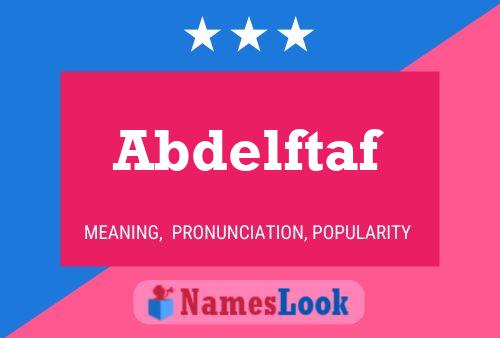 Póster del nombre Abdelftaf