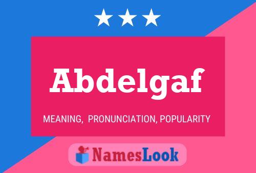 Póster del nombre Abdelgaf