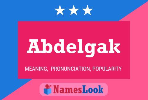 Póster del nombre Abdelgak