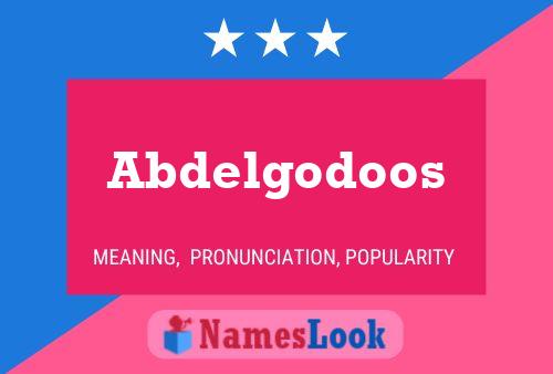 Póster del nombre Abdelgodoos