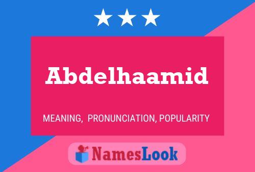 Póster del nombre Abdelhaamid