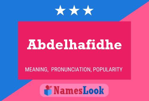 Póster del nombre Abdelhafidhe