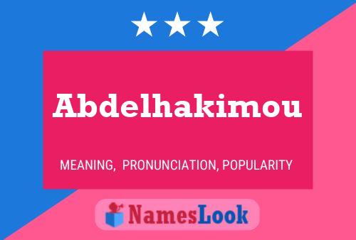 Póster del nombre Abdelhakimou