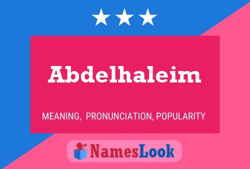 Póster del nombre Abdelhaleim