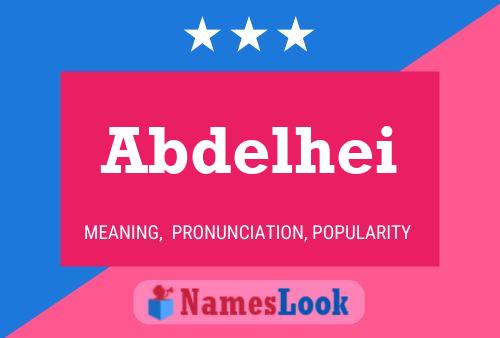 Póster del nombre Abdelhei