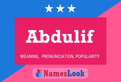 Póster del nombre Abdulif