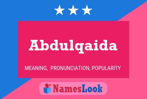 Póster del nombre Abdulqaida