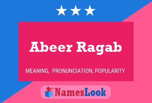 Póster del nombre Abeer Ragab