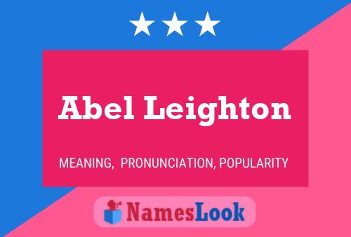 Póster del nombre Abel Leighton