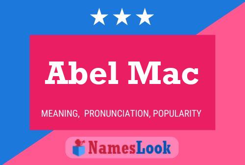 Póster del nombre Abel Mac