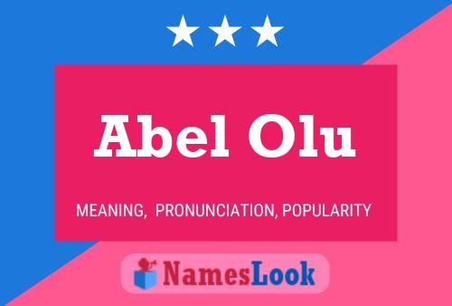 Póster del nombre Abel Olu