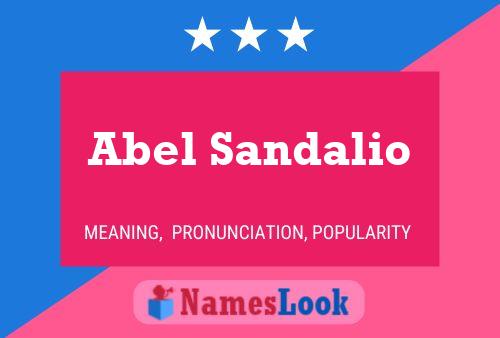 Póster del nombre Abel Sandalio